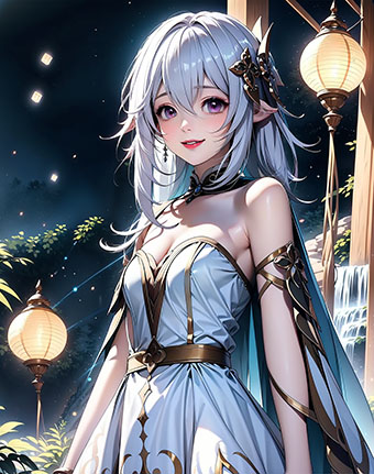 动漫人物 可爱 女生 头像 背景